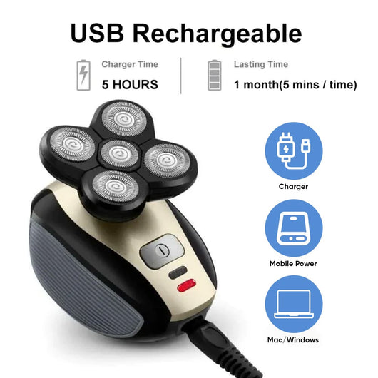 4D - 360 Head Shaver