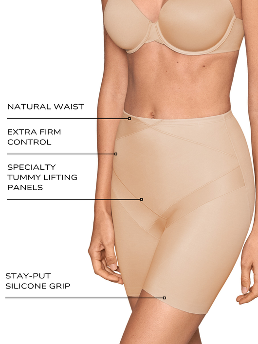 Instant Tummy Tuck! Mid-Thigh Shaping Short