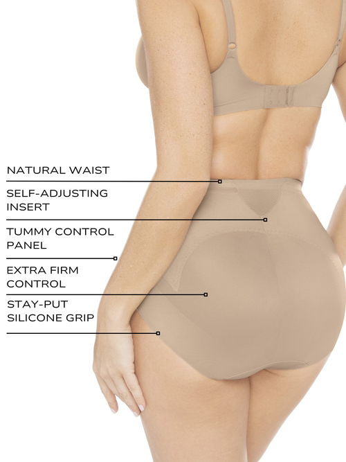 Tummy Control Panties Extra Firm Shaping Brief with Flexible Waistband