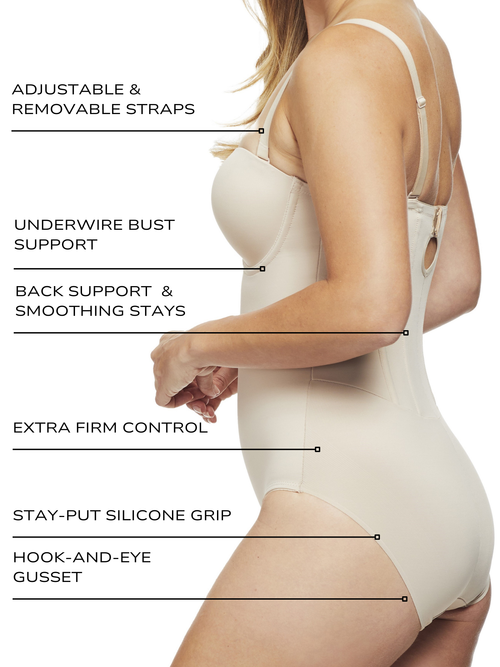 Shape Away Strapless Shaping Bodysuit