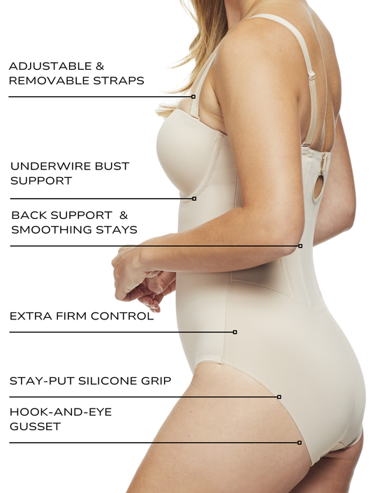 Shape Away® Strapless Shaping Bodysuit
