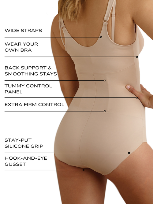 Shape Away Open-Bust Shaping Bodysuit