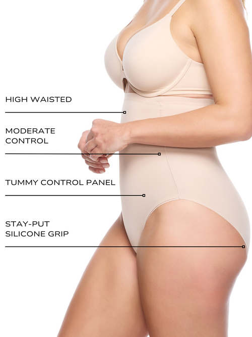 Comfortable Firm High-Waist Shaping Brief