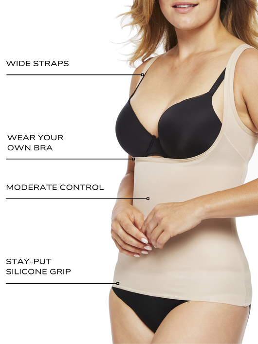 Unbelievable Comfort™  Open-Bust Shaping Tank