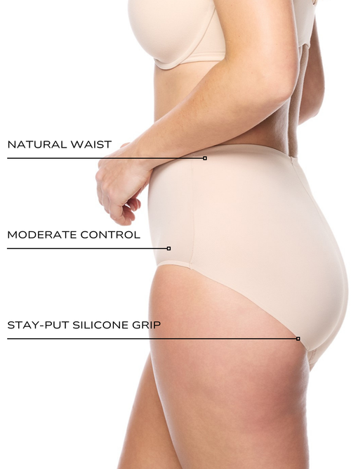 Tummy Control Panties Firm Shaping Brief Soft and Smooth