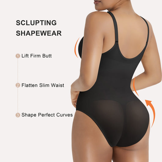Zip-Up Front Brief Bodysuit