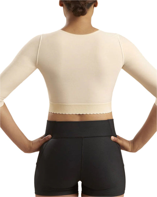 Vest - 3/4 Sleeve Length - Beige