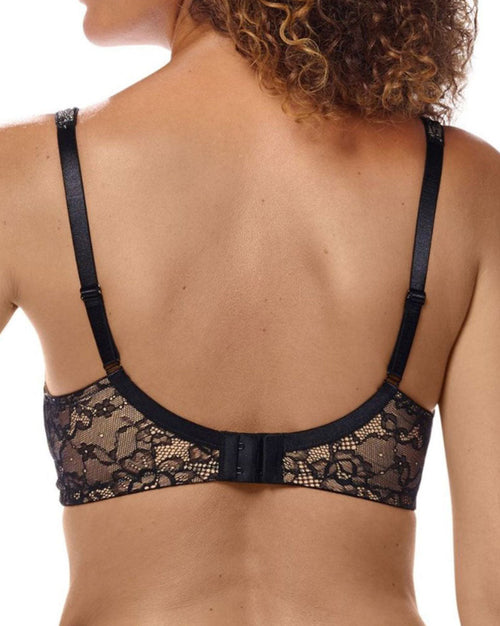 Camilla Wire-Free Bra - Black/Sand - Size 34