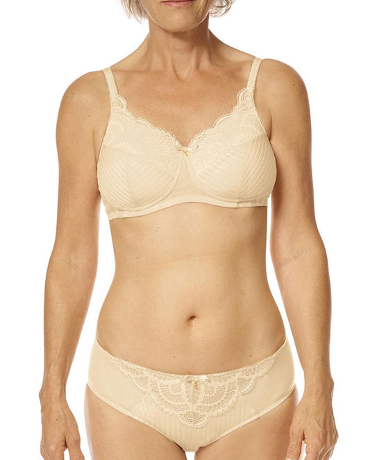 Karolina Padded Wire-Free Bra - Black / Sand