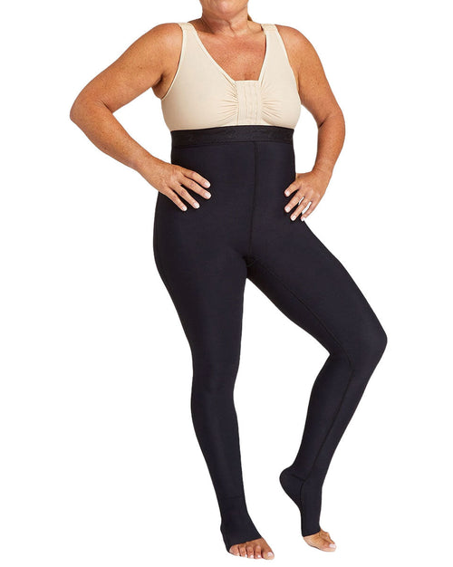 Lipedema Mid-state Everyday Management Unisex Legging With Flexfit Comfort Ankle | 15-20 Mmhg | Style No. Liemlms
