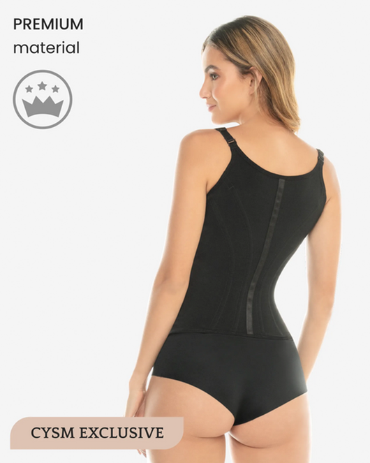 Final Sale Clearance Vest With V Shape & Zipper - 1328
