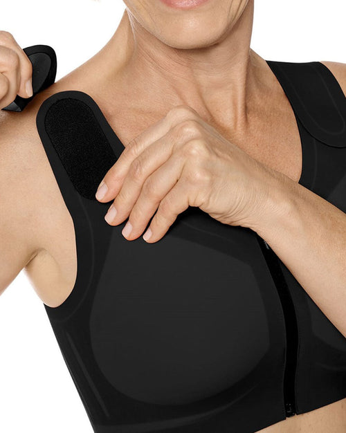 Lymph Flow Wire Free Front Closure Bra - Black