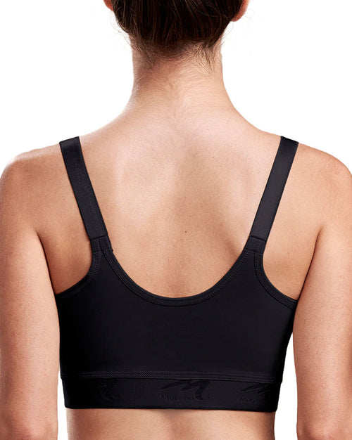 Low Coverage Front-Close Bra for Post-Surgery Breast Augmentation Recovery