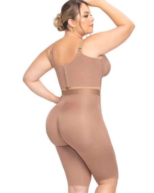 Post Surgery Compression Garment Seamless Strapless Knee Length Stage 1