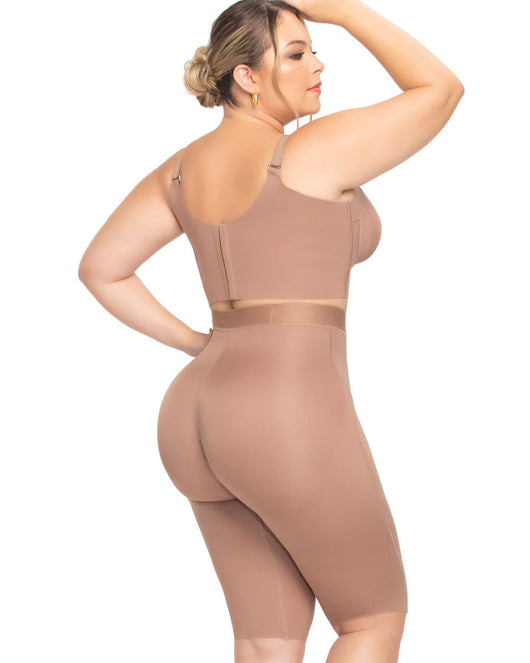 Fajas Seamless Tummy Control Strapless Shapewear for Women Knee-length Faja Stage 1