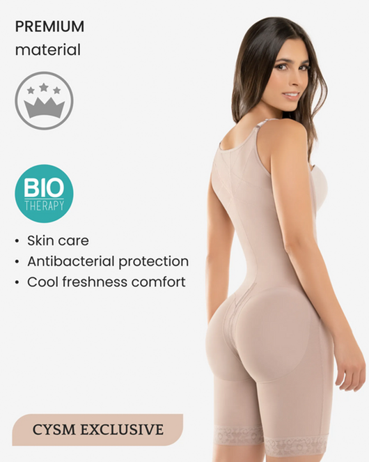 Hook Closure Bodysuit With Zip Crotch - 463