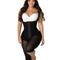 Fajas Hourglass Shapewear with Boning - Black
