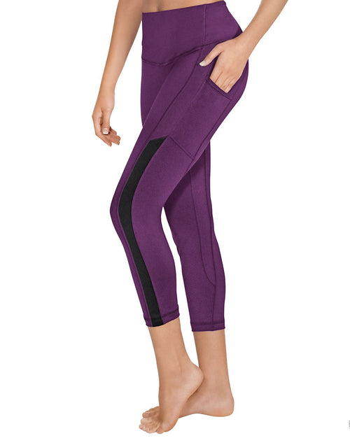Womens Performance Microfiber 7/8 Leggings with Pockets