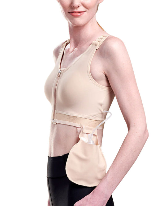 Caress Pocketed Drain Bulb Management Bra