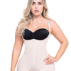 Fajas Bodysuit Removable Straps Open Bust