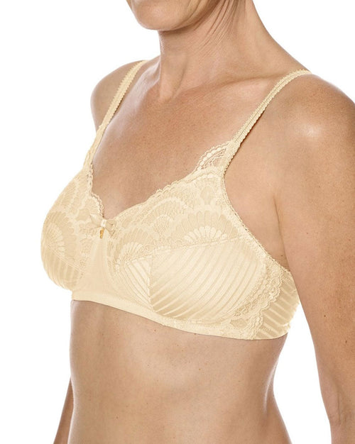 Karolina Wire-Free Bra - Black / Sand