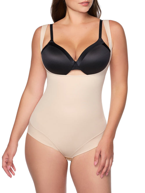 Shape Away Open-Bust Shaping Bodysuit