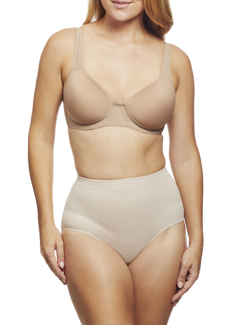 Tummy Control Panties Firm Shaping Brief with Cooling Mesh Waistband