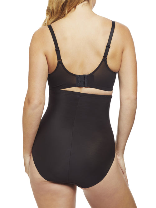 Sheer High-Waist Shaping Brief