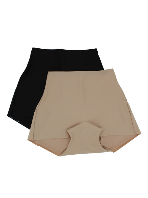 2-Pack Light Shaping Boyshort - 1 Warm Beige + 1 Black