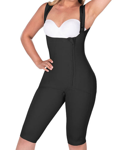 Fajas Stage 1 Post Surgery Faja Colombiana for Women Knee Length & Open Bust