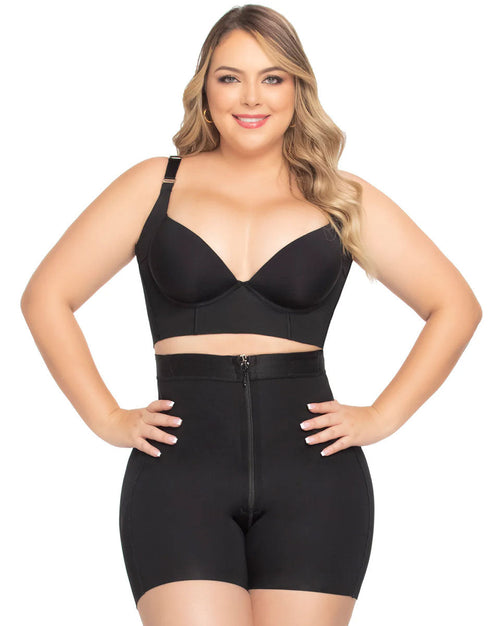 Colombian Fajas Tummy Control Seamless Shapewear Shorts With Zipper