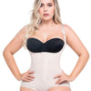 Fajas Bodysuit Removable Straps Open Bust
