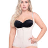 Fajas Bodysuit Removable Straps Open Bust