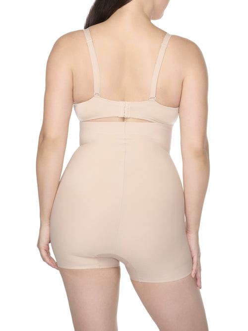 High-Waist Shaping Boyshort with LYCRA FitSense print technology