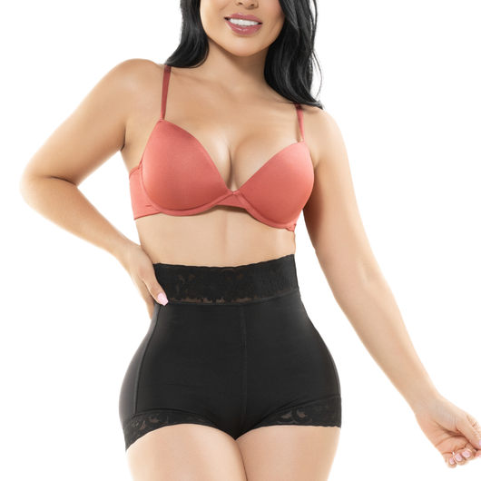 Fajas Colombian Butt Lifter Shaper Panty with Silicone Lace