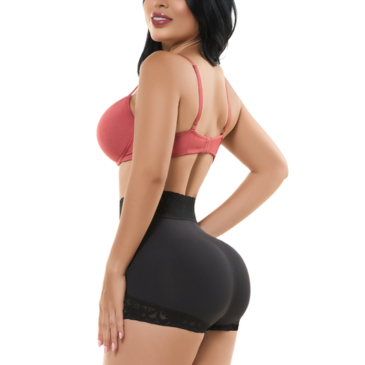 Fajas Colombian Butt Lifter Shaper Panty with Silicone Lace