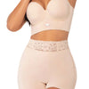 Fajas Compression Boyshort Soft, Seamless, and Ab-Supportive Boxer panty - Beige