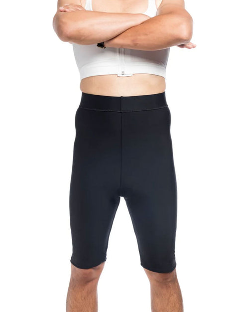 High Waist Compression Shorts - Layer Over Stockings