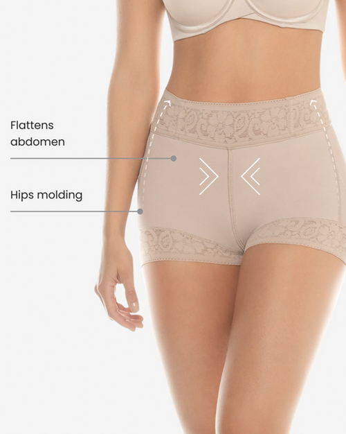 Lace Butt-lifter Shaper Short - 211