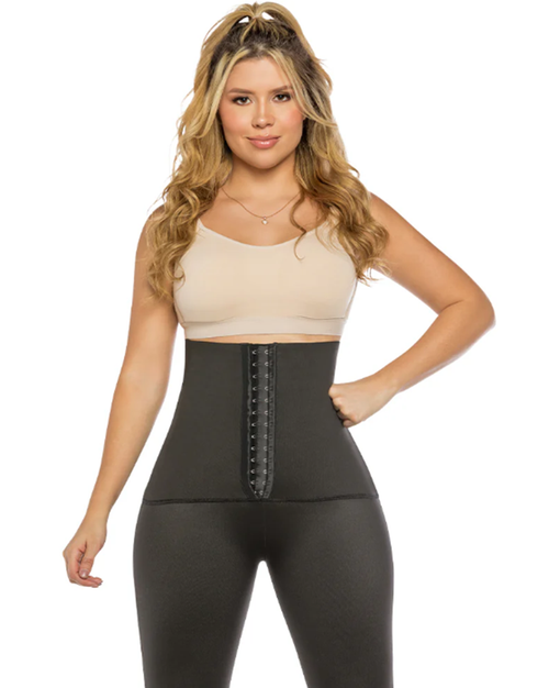 Waist Trainer Workout Pants With High Waist Compression For Cardio