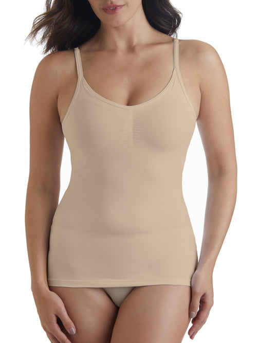No Side Show Bra Shaping Cami with Built-In Foam Cups