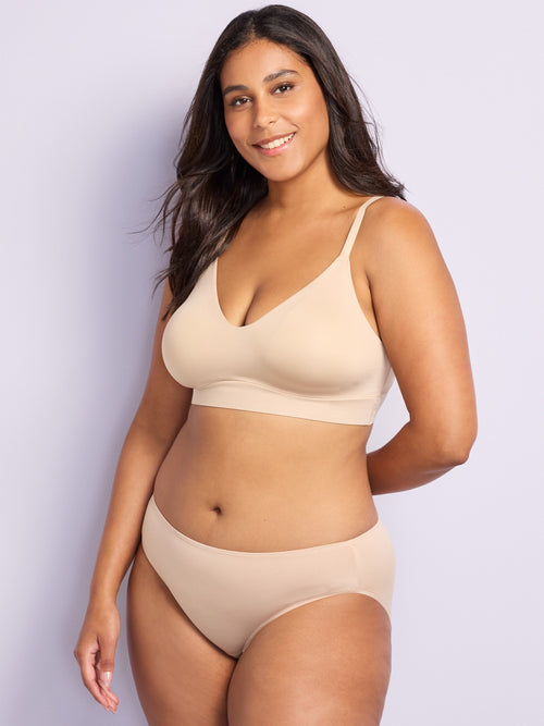No Side Show Bralette Wireless Smoothing Convertible Straps