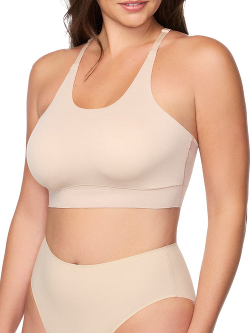 Real Smooth Wireless Racerback Bralette