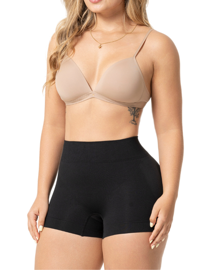 Fajas Tummy Control Boyshort Panty with Butt Lifter Effect