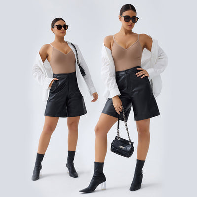 Full-Coverage Padded Brief Bodysuit