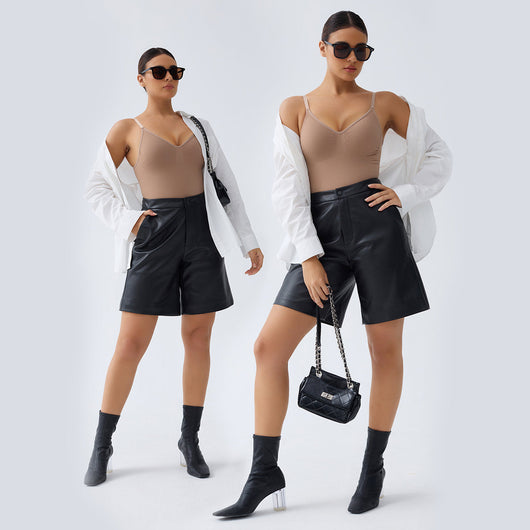 Full-Coverage Padded Brief Bodysuit