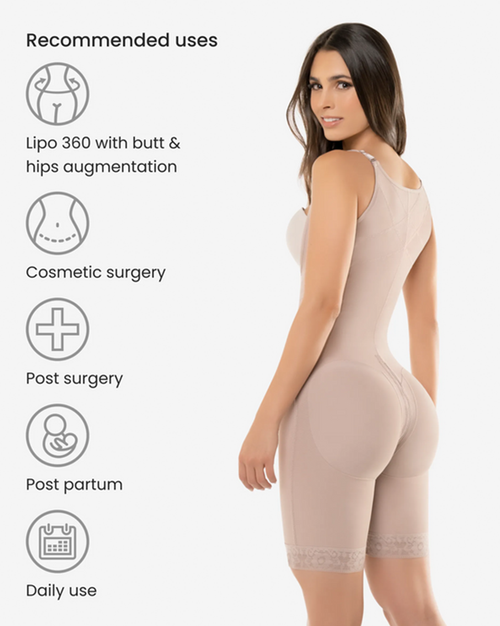 Hook Closure Bodysuit With Zip Crotch - 463