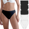 5-Pack Clean Finish Microfiber High-Cut Brief