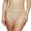 Lace Trim High-Cut Brief