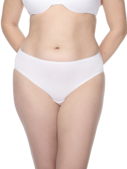 Lace Trim Cotton Hipster